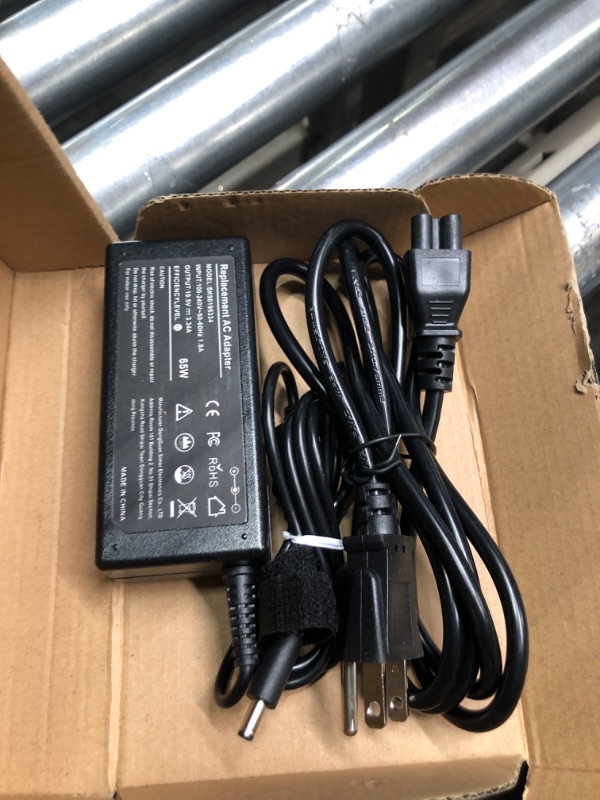Photo 1 of 19.5V 3.34A 65W AC Adapter for Dell Inspiron 17 11 13 14 15 3000 5000 7000 3793 5100 5555 5558 5559 5755 7359 7568 LA65NS2-01 Fit All 65W 45W Dell Round Power Connector Laptop Charger Cord 4.5mm/7.4mm