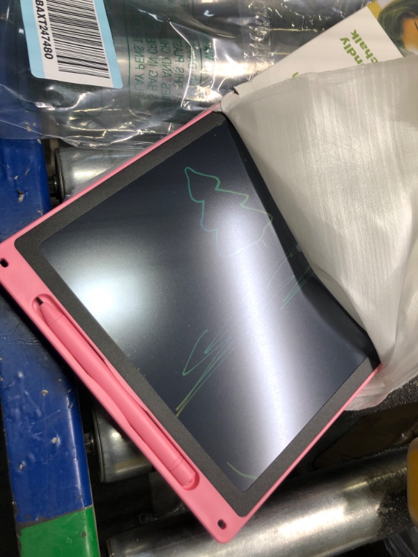 Photo 1 of LCD Writing Tablet for Kids, Toddler Toys 2Pck Drawing Tablet Doodle Board 12 inch Kids Writing Drawing Tablet, Games Boys Girls Gifts Travel Essentials Educational Age 3-5 4-12 Year Old, Plum+Pink 5-plum+pink