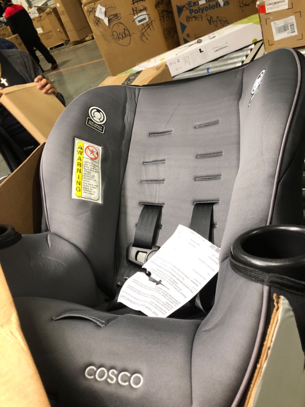 Photo 1 of Cosco Onlook 2-in-1 Convertible Car Seat, Rear-Facing 5-40 pounds and Forward-Facing 22-40 pounds and up to 43 inches, Black Arrows