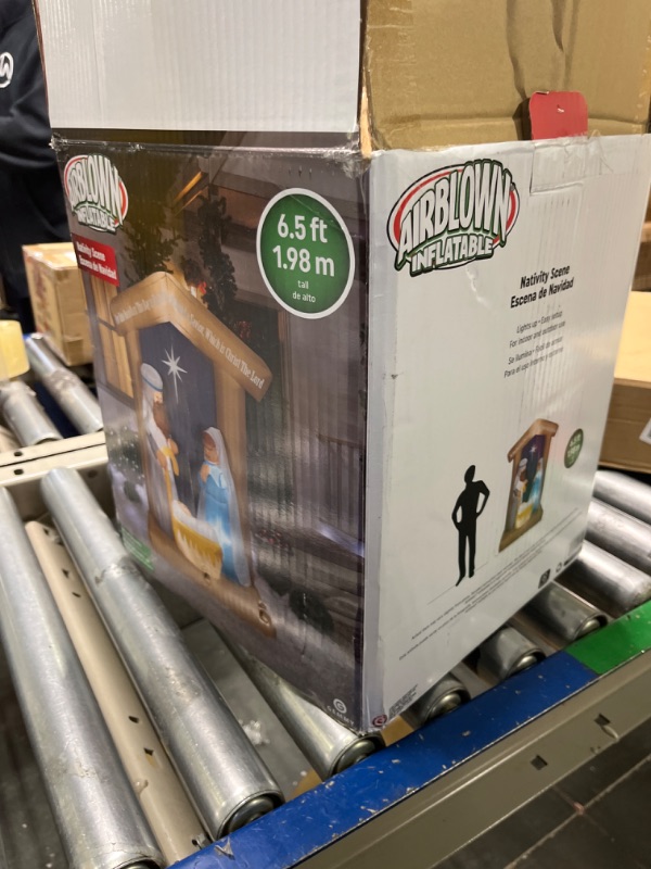 Photo 1 of Gemmy Airblown Inflatable Nativity Scene, 6.5 Feet