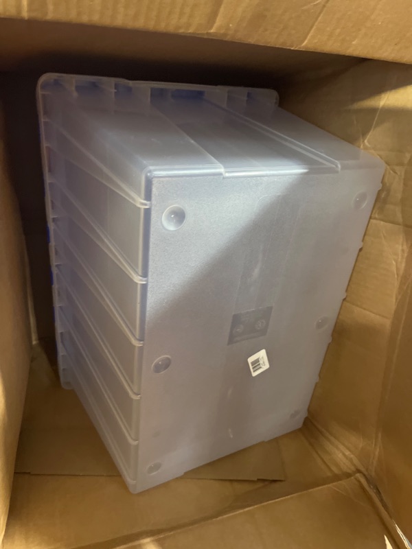 Photo 1 of Akro-Mils Keep Box Container with Lid, 12 gal