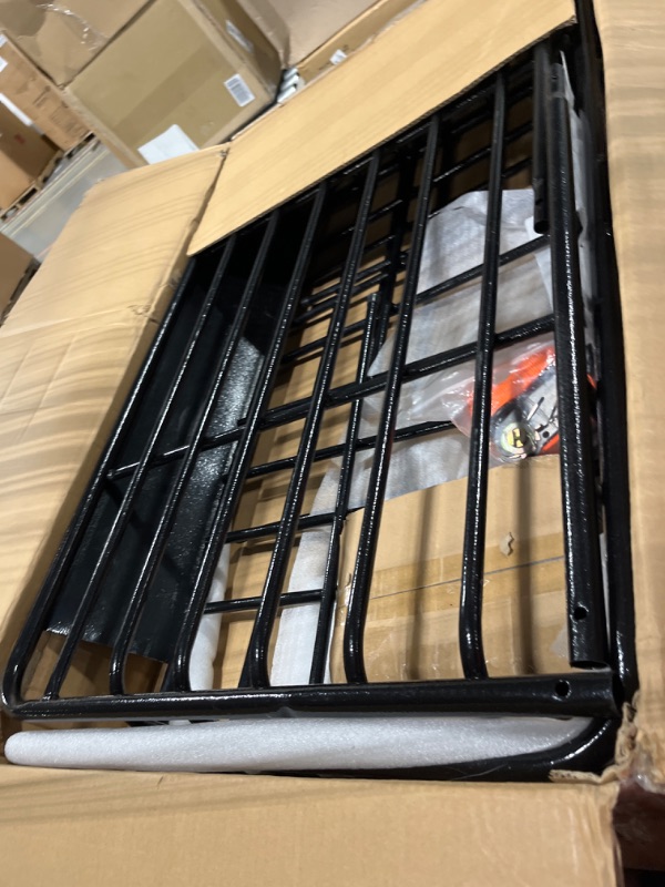 Photo 2 of LWTRMRT Roof Rack Basket with Car Roof Cargo Carrier Use General Size from 64"(L) X39(W) X6(H) to 44(L) X39(W) X6(H),Roof Rasket 200LB Heavy Holder Thickened Material L-top of car