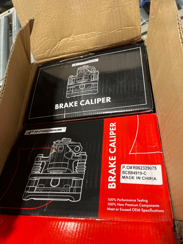 Photo 3 of A-Premium Disc Brake Caliper Assembly with Bracket Compatible with Select Cadillac, Chevy and GMC Models- XTS, Escalade, Avalanche, Suburban, Silverado, Express, Sierra, Yukon XL and more - Front Side Front Passenger and Driver