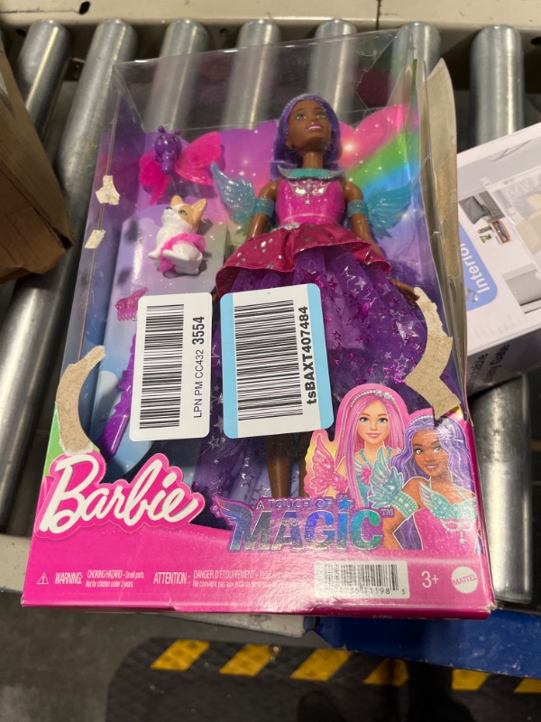 Photo 3 of Barbie Doll With Two Fairytale Pets, Barbie "Brooklyn" From Barbie a Touch of Magic