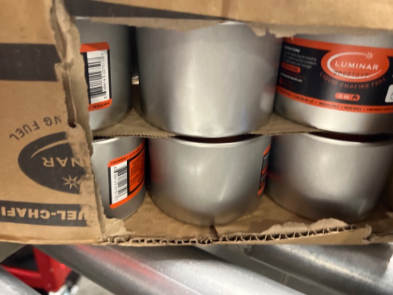 Photo 1 of 24 pc 6 Hour Liquid Cooking Chafing Dish Fuel Cans, Food Warmer Heat for Buffet Burners, Parties, Weddings, Banquets, Catering Events, Bulk, Easy to Open, Resealable Covers