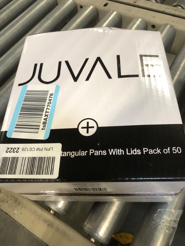 Photo 2 of ***DAMAGED***Loaf Pans with Lid (50 Pack) Disposable Aluminum Foil Bread Baking Tins 8.5 x 2.5 x 4.5 Inches (22 Ounce) *box damaged