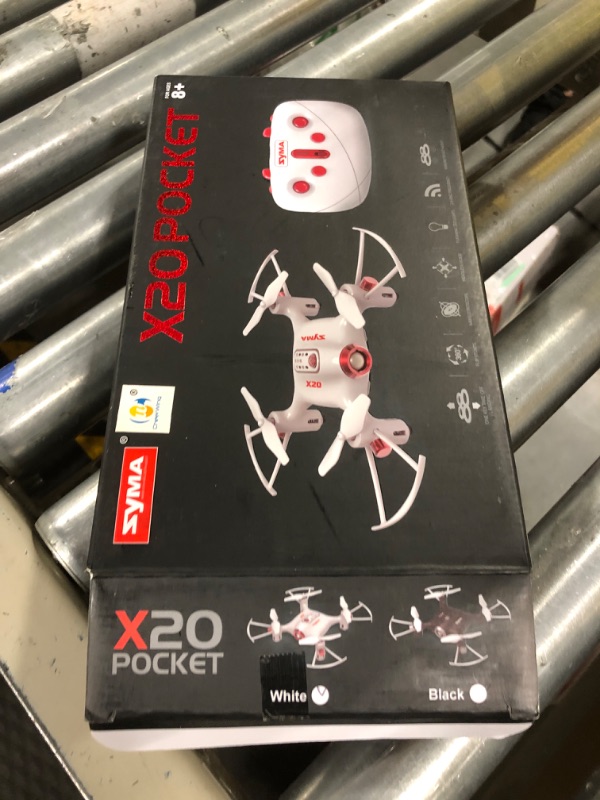 Photo 2 of Cheerwing Syma X20 Mini Drone for Kids and Beginners RC Nano Quadcopter with Auto Hovering 3D Flip(White)