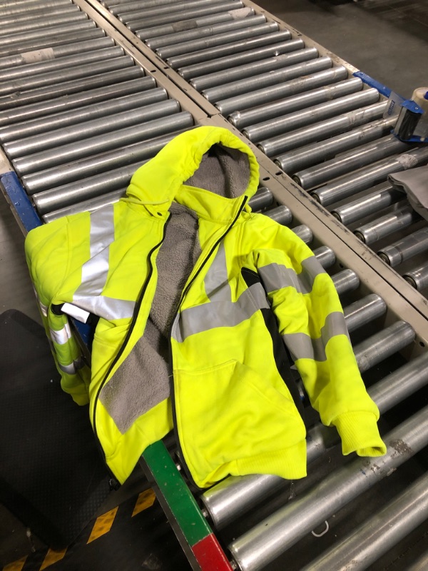 Photo 1 of Neon Yellow Safety Jacket Medium sized