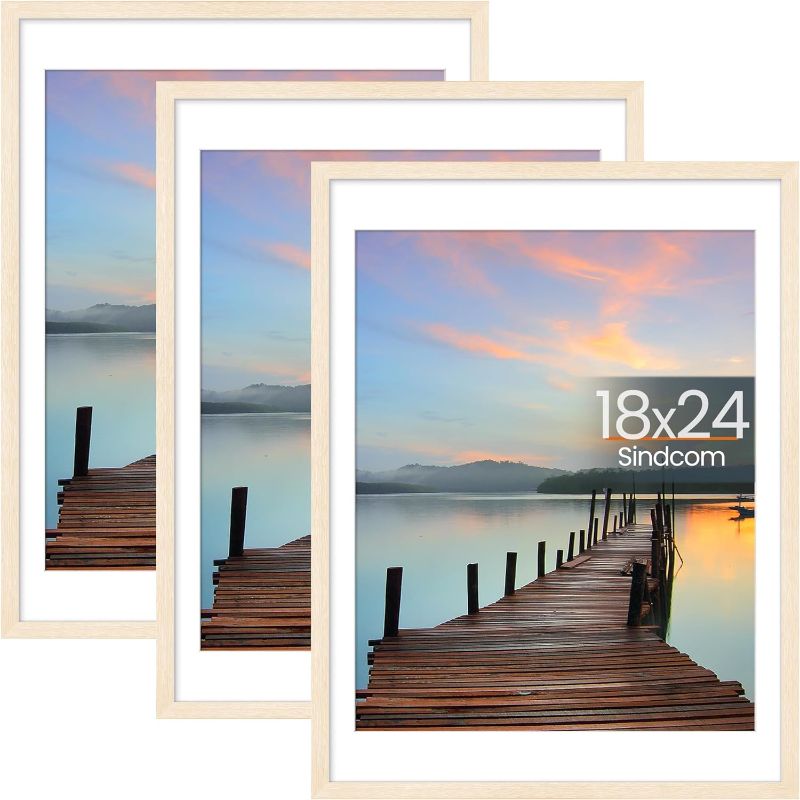 Photo 1 of 18x24 Poster Frame 3 Pack, Picture Frames