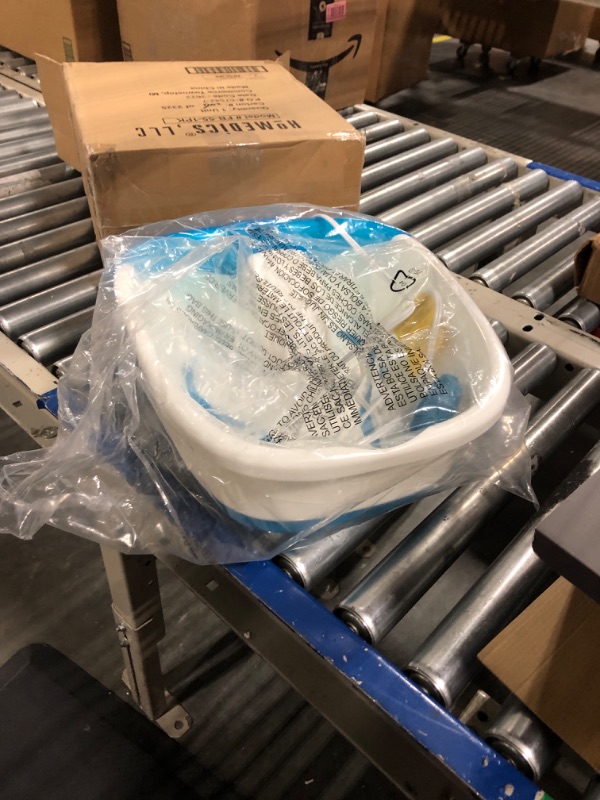 Photo 1 of HoMedics Bubble Mate Foot Spa, Toe Touch Controlled Foot Bath with Invigorating Bubbles and Splash Proof, Raised Massage nodes and Removable Pumice Stone