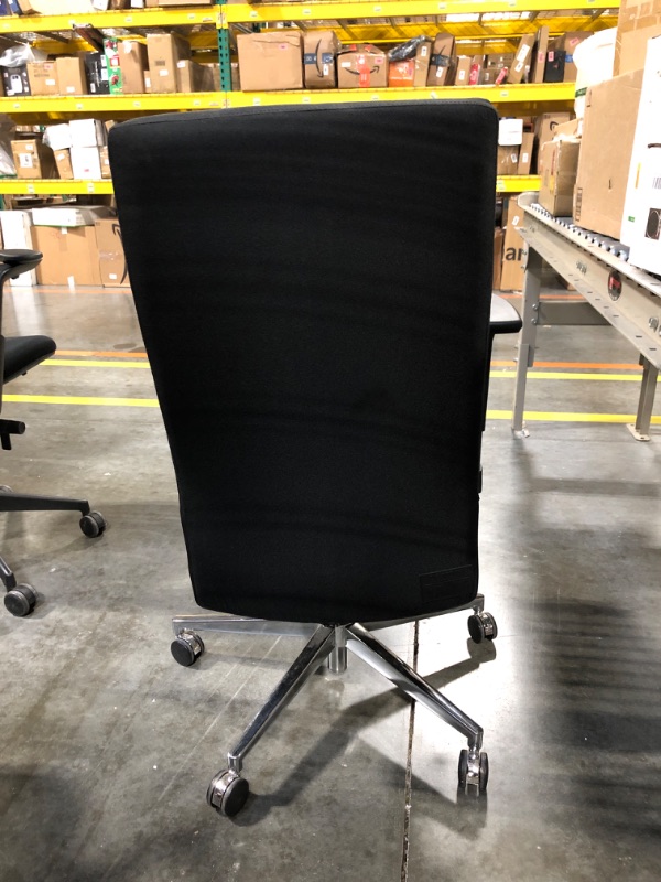 Photo 3 of Dowinx Ergonomic Office Chair with Adjustable Seat Depth, Reclining Desk Chair with Lumbar Support, Fabric Computer Chair with 3D Armrest for Adults 350Lbs, Task Chair for Home Work, Executive Black
***Used, but in good condition and functional*** 
