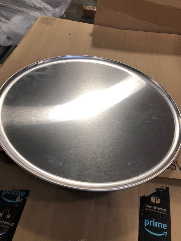 Photo 2 of American Metalcraft HACTP22 Coupe Style Pan, Heavy Weight, 14 Gauge Thickness, 22" Dia., Aluminum