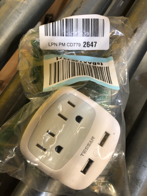 Photo 1 of European Travel Plug Adapter, TESSAN US to Europe Plug Adaptor with 2 USB Charger 2 American Outlets, International Power Adapter for EU Italy Spain France Germany Iceland Greece Israel (Type C) Type C - Most of Europe