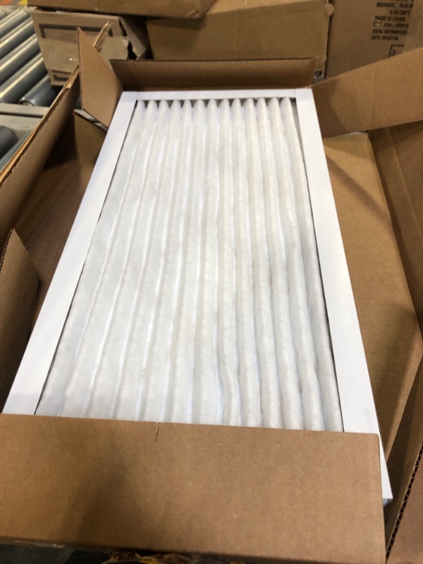 Photo 2 of Aerostar 12x24x1 MERV 8 Pleated Air Filter, AC Furnace Air Filter, 4 Pack (Actual Size: 11 3/4"x23 3/4"x3/4")