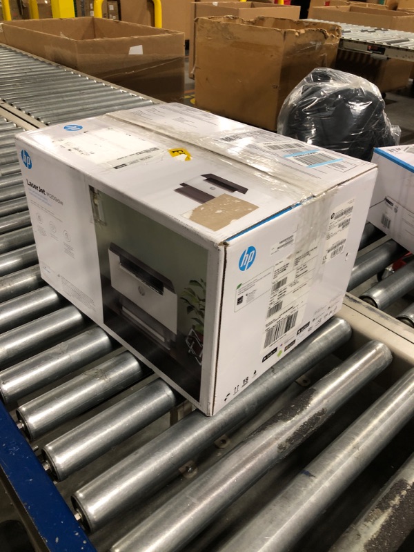 Photo 2 of HP Laserjet M209dw Wireless Black & White Printer, with Fast 2-Sided Printing (6GW62F) and Instant Ink $5 Prepaid Code Printer + Instant Ink
***Powers on, unable to test**** 