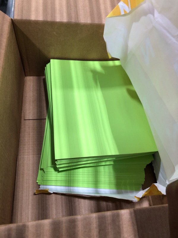 Photo 3 of Neenah Wausau 21869 Astrobrights Colored Cardstock, 8.5” x 11”, 65 lb / 176 GSM, Vulcan Green, 250 Sheets Vulcan Green 250 Count (Pack of 1) Kraft Wrap