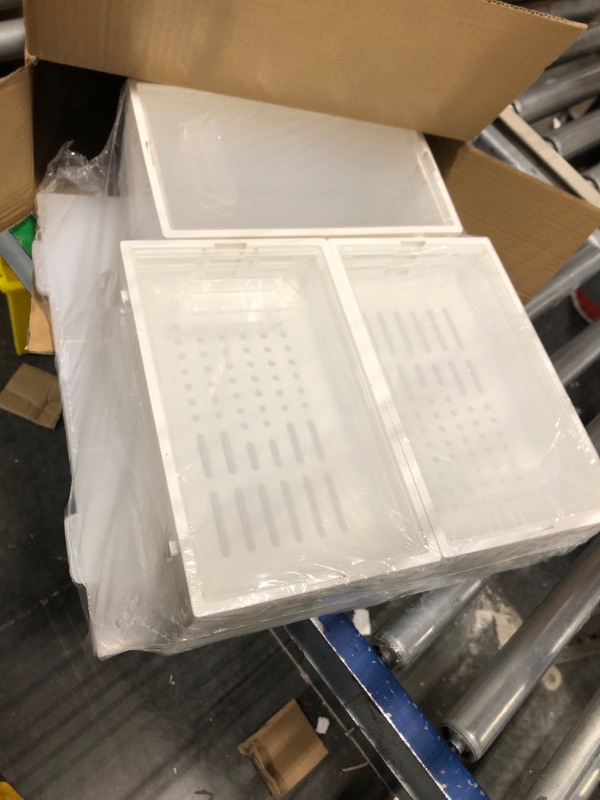 Photo 1 of SEE SPRING Large 12 Pack New Shoe Storage Box, Clear Plastic Stackable Shoe Organizer for Closet, Space Saving Foldable Shoe Rack Sneaker Container Bin Holder Large Clear