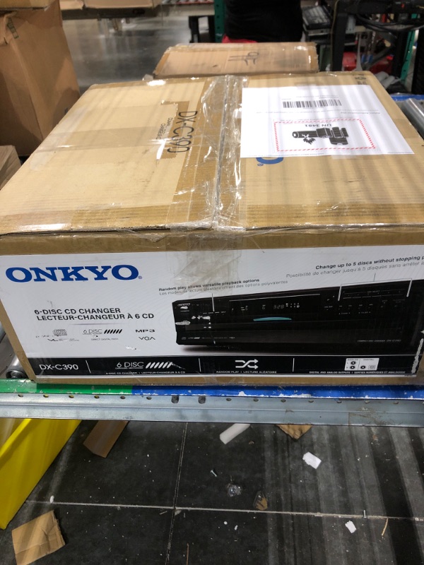 Photo 1 of Onkyo DXC390 6-Disc Carousel Changer CD Player, Black