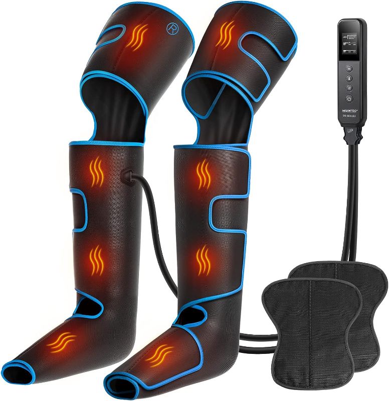 Photo 1 of CINCOM Leg Massager with Heat and Air Compression - Full Leg Sequential Compression Device Gift for Circulation - 3 Heats, Modes, Intensities - FSA HSA Eligible
