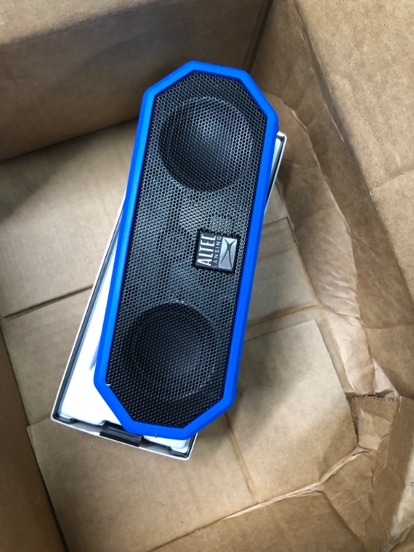 Photo 3 of Altec Lansing LifeJacket H2O 4 - Waterproof Bluetooth Speaker, Durable & Portable Speaker with Voice Assistant, 10 Hour Battery Life & 100 Foot Range, Royal Blue Royal Blue Speaker