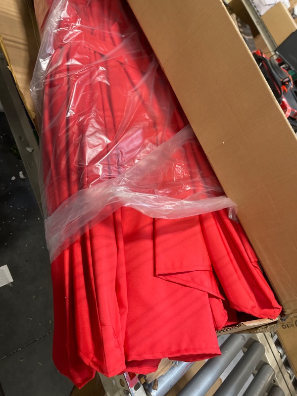 Photo 1 of BLUU 15ft Large Patio Umbrellas with Base Included, Outdoor Double-Sided Umbrella with Crank Handle, Powerful UV Protective, for Pool Lawn Garden Beige