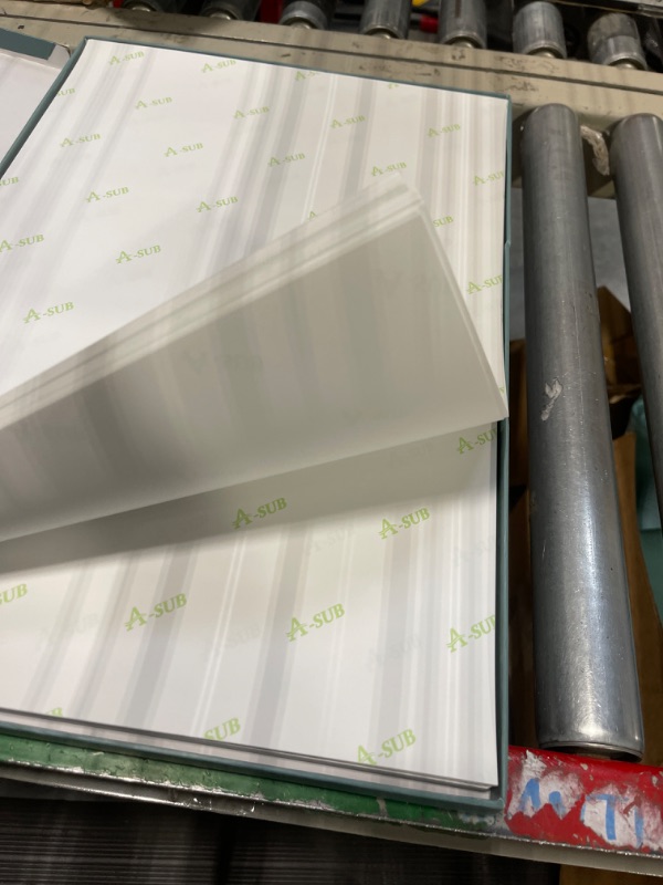 Photo 1 of **USED** A-SUB Sublimation Paper- 150 Sheets Heat Transfer Paper 13x19 inch Compatible with Inkjet Sublimation Printer 105g 13"x19"