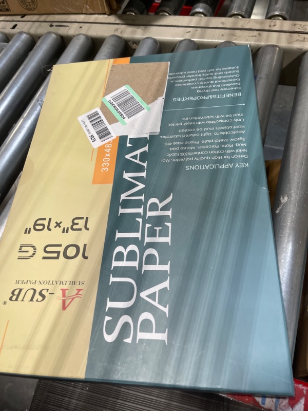 Photo 1 of **USED** A-SUB Sublimation Paper- 150 Sheets Heat Transfer Paper 13x19 inch Compatible with Inkjet Sublimation Printer 105g 13"x19"