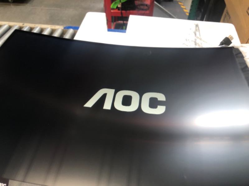 Photo 2 of **Used/Like New**AOC C27G2Z 27" Curved Frameless Ultra-Fast Gaming Monitor, FHD 1080p, 0.5ms 240Hz, FreeSync, HDMI/DP/VGA, Height Adjustable, 3-Year Zero Dead Pixel Guarantee, Black, 27" FHD Curved 27 in FHD Curved 240Hz 0.5ms