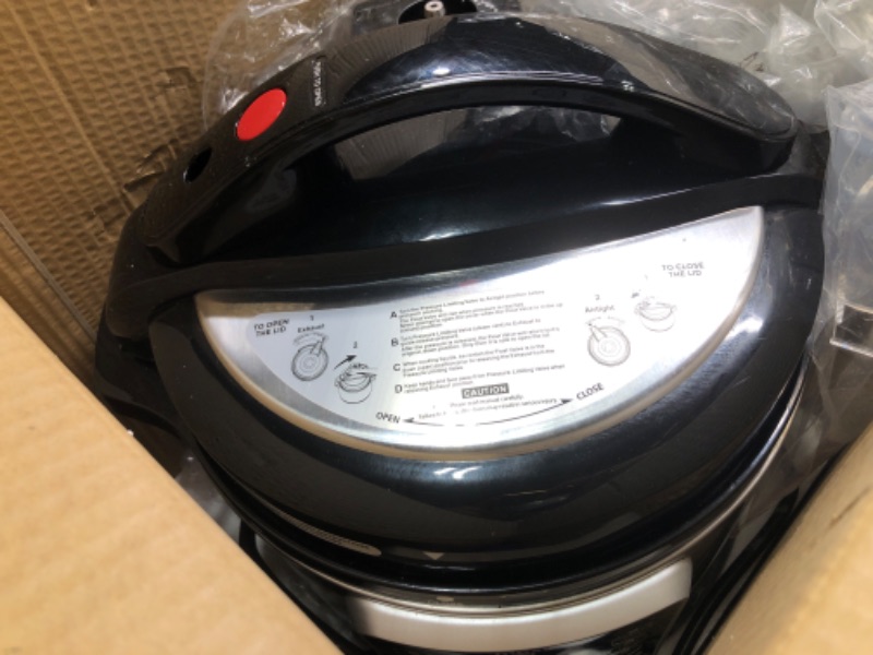 Photo 3 of ** FOR PARTS** Moss & Stone Electric Pressure Cooker with Large LCD Display, Multi-Use 6 Quart Electric Pot, 14 in 1 Slow Cooker, Rice Cooker, Steamer, Sauté, Yogurt Maker, Egg Cooker, Warmer and More