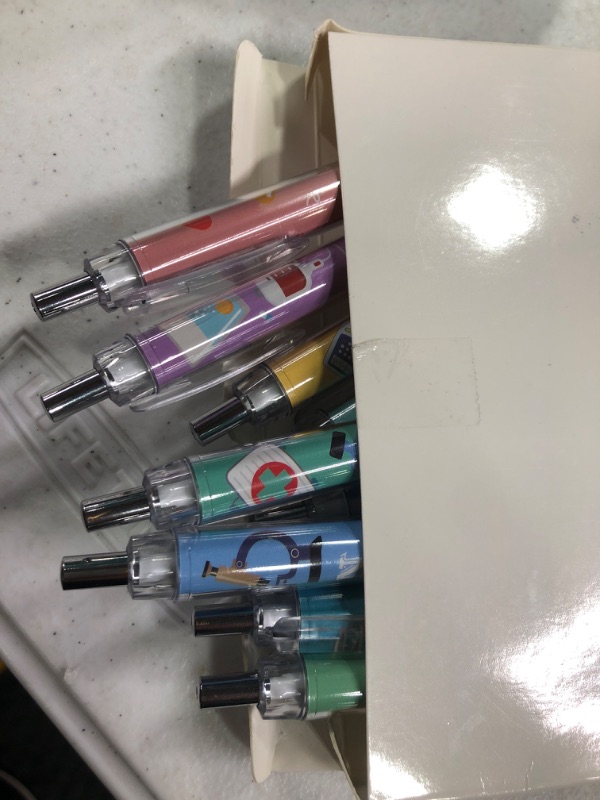 Photo 1 of 10 Pcs Nurse Ballpoint Pens Lovely Cartoon Nurse Pens Cute Retractable Nursing Pens Funny Ink Ballpoint Pens for Medical Assistants Students Workers Office Nurse Appreciation Gifts (Stylish Style)
