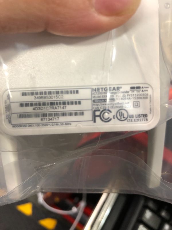 Photo 1 of NETGEAR Wi-Fi Range Extender EX6120 - Coverage Up to 1500 Sq Ft and 25 Devices with AC1200 Dual Band Wireless Signal Booster & Repeater (Up to 1200Mbps Speed), and Compact Wall Plug Design WiFi Extender AC1200
