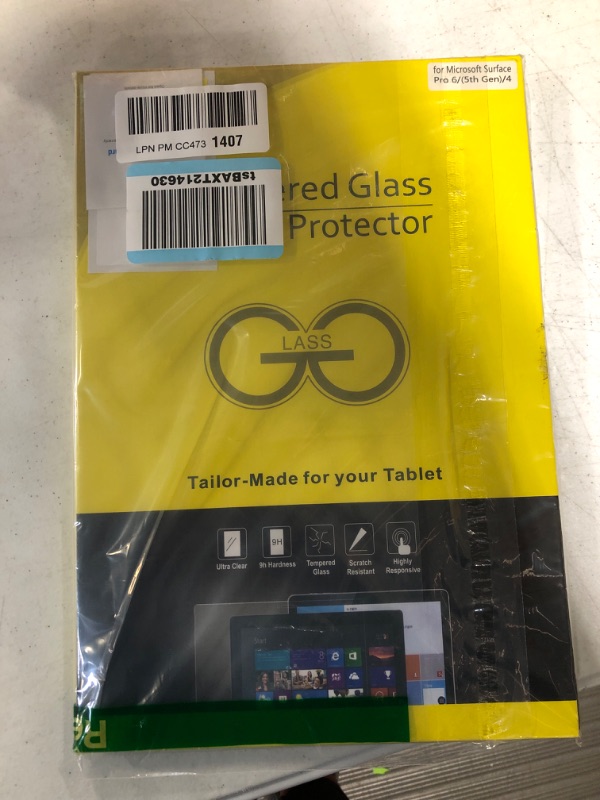 Photo 2 of JETech Screen Protector for Microsoft Surface Pro 6/5/4, Tempered Glass Film