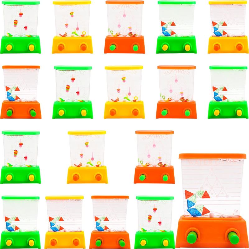 Photo 1 of 16 Pack Handheld Water Games Water Toss Ring Game Handheld Water Ring Toy for Party Favors Goody Bag Fillers Retro Pastime