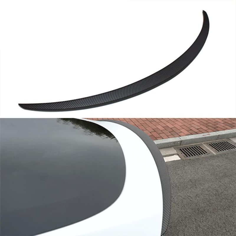 Photo 1 of 
AOSK for Tesla Model Y Rear Spoiler Wings ABS for 2020-2024 Tesla Model Y Rear Trunk Spoiler Lip Tail Wing Rear Trunk Lid (OEM Spoiler, Matt Carbon Fiber)