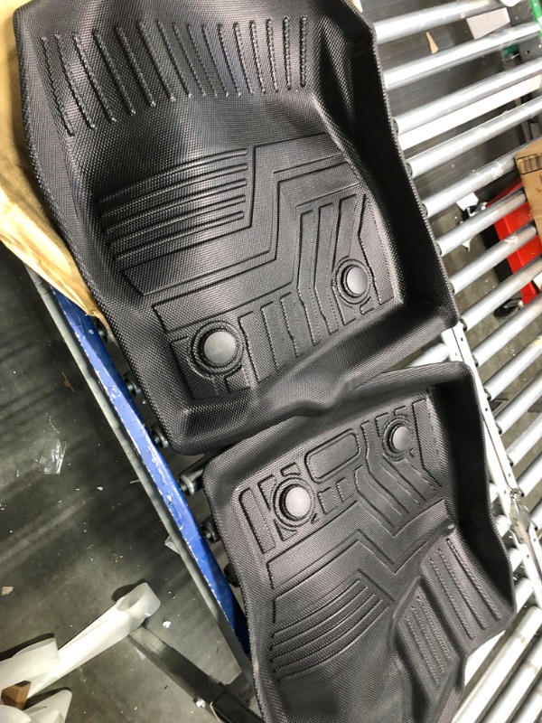 Photo 1 of Floor Mats Custon Fit 2014-2021 Ford Transit Connect All Weather Proteat Waterproof TPE Floor Liner 1st Row, Black