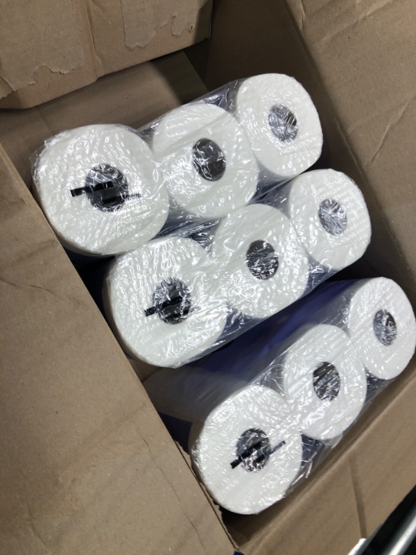 Photo 3 of Amazon Basics 2-Ply Toilet Paper, 18 Rolls (3 Packs of 6), Equivalent to 77 regular rolls