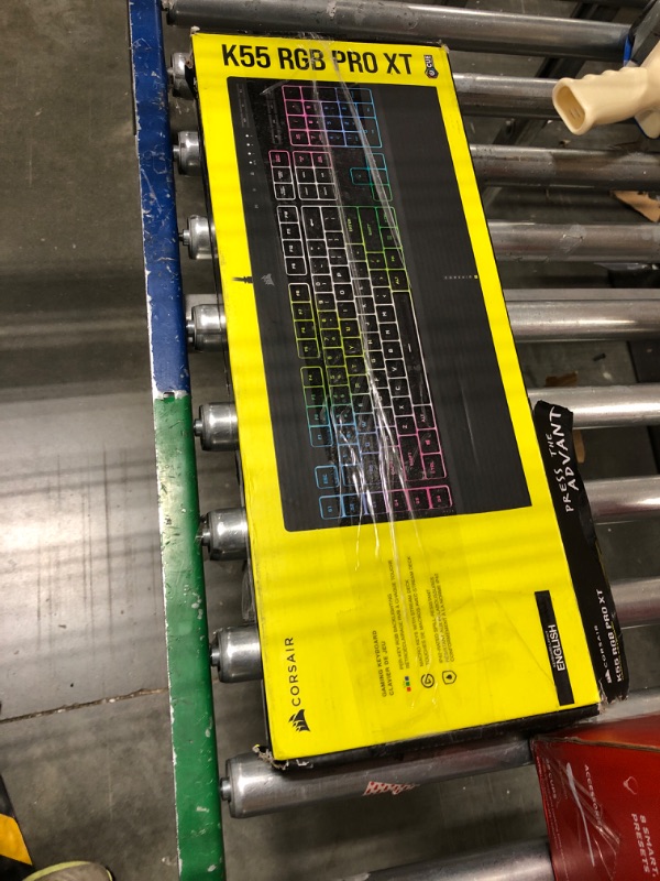 Photo 2 of Corsair K55 RGB PRO XT - Dynamic Per-Key RGB Backlighting • Six Macro Keys with Elgato Stream Deck Software Integration • IP42 Dust and Spill-Resistant • QWERTY US Layout • Black
