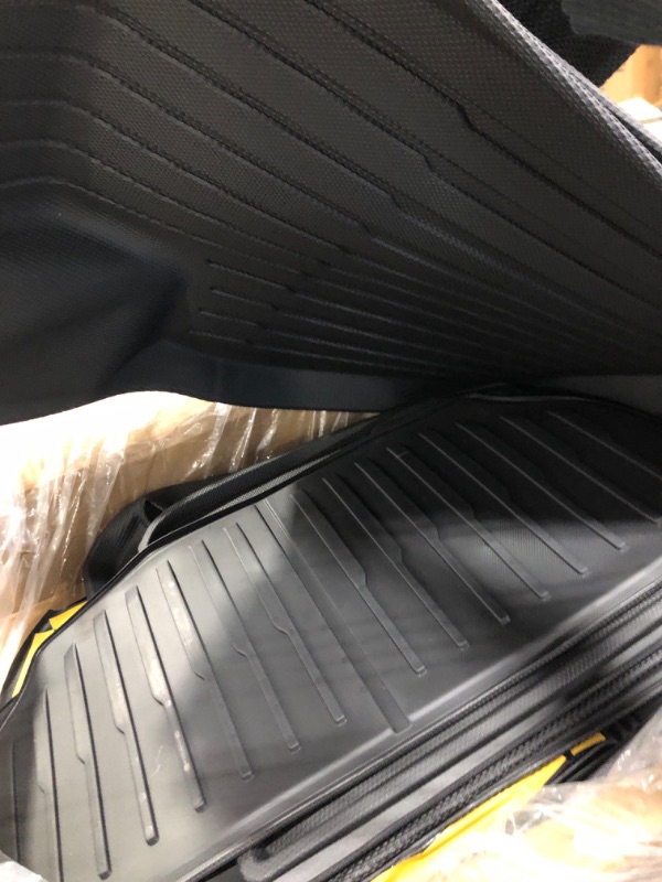 Photo 4 of BEEGROW Floor Mats Cargo Liners Seat Back Covers Rear Lower Storage Mat for 2022-2024 Tesla Model X Accessories(7seat), All Weather Front and Back Trunk Mats, Backrest Protector Behind 2nd and 3rd Row 7seats Full Set Mats