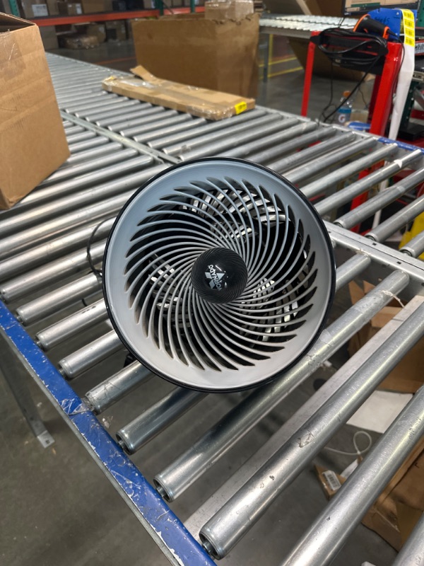 Photo 1 of **FOR PARTS** Vornado Pivot6 Whole Room Air Circulator Fan with 4 Speeds, Remote Control, Rotating Axis Pivot6 Air Circulator Fan