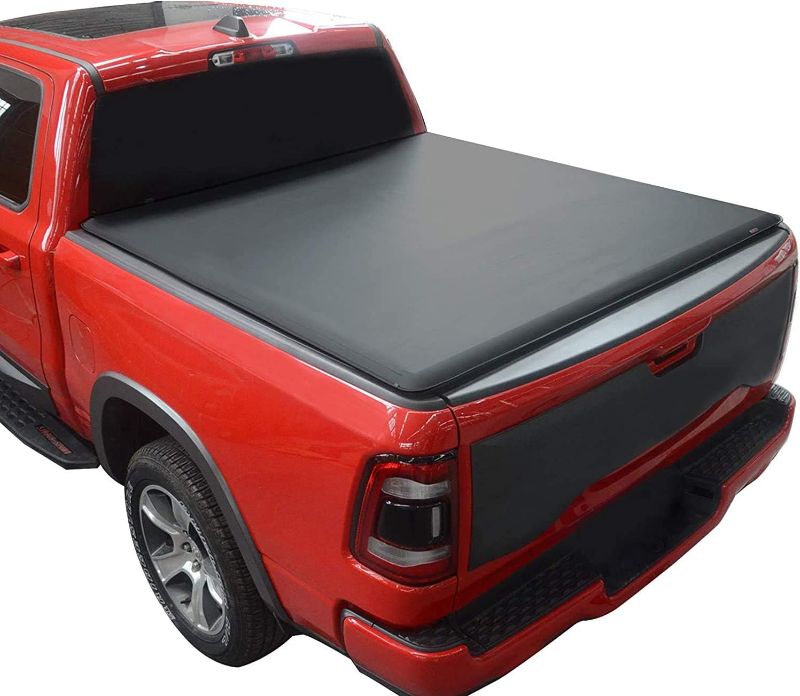 Photo 1 of KSCPRO Truck Bed Tonneau Cover Soft Roll Up Fits 2002-2018 Dodge Ram 1500; 2019-2023 1500 Classic;2003-2023 Ram 2500 3500 6'4'' Bed, Fleetside (Does Not Fit with Multi-Function Tailgate and Rambox) 6.4ft Bed (2002-2018; 2019-2023 Classic)