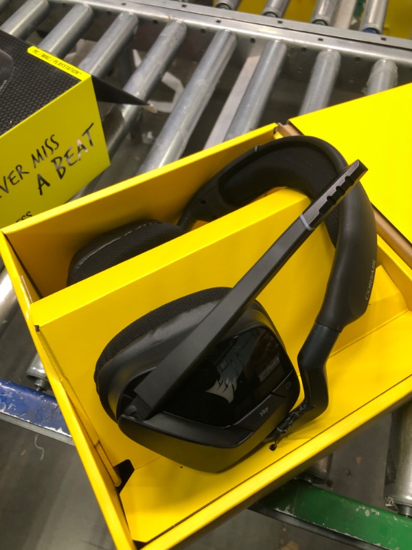 Photo 4 of Corsair Void RGB Elite Wireless Premium Gaming Headset with 7.1 Surround Sound - Discord Certified - Works with PC, PS5 and PS4 - Carbon (CA-9011201-NA), Black VOID RGB ELITE WIRELESS Black