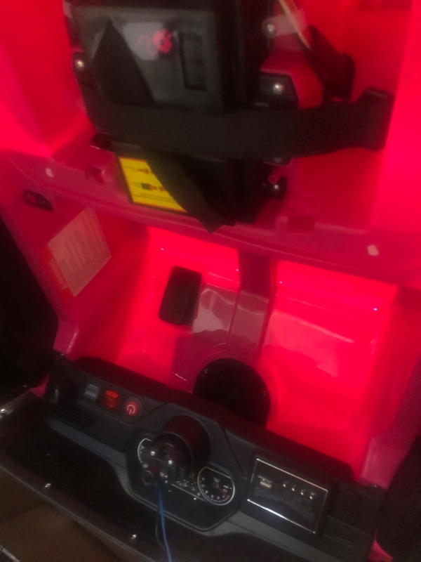 Photo 11 of ******MISSING REMOTE//NON FUNCTIONAL******Costzon Ride on Car, 12V Licensed Chevrolet Tahoe Battery Powered Electric Vehicle w/ 2.4G Remote Control, High/Low Speed, Music, Lights, MP3/USB/FM, Spring Suspension, Electric SUV for Kids (Pink)
Roll over image