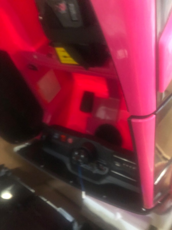 Photo 10 of ******MISSING REMOTE//NON FUNCTIONAL******Costzon Ride on Car, 12V Licensed Chevrolet Tahoe Battery Powered Electric Vehicle w/ 2.4G Remote Control, High/Low Speed, Music, Lights, MP3/USB/FM, Spring Suspension, Electric SUV for Kids (Pink)
Roll over image