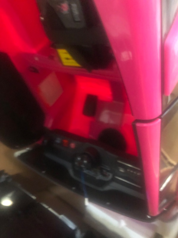 Photo 10 of Costzon Ride on Car, 12V Licensed Chevrolet Tahoe Battery Powered Electric Vehicle w/ 2.4G Remote Control, High/Low Speed, Music, Lights, MP3/USB/FM, Spring Suspension, Electric SUV for Kids (Pink)
Roll over image to zoom in
Costzon Ride on Car, 12V Licen