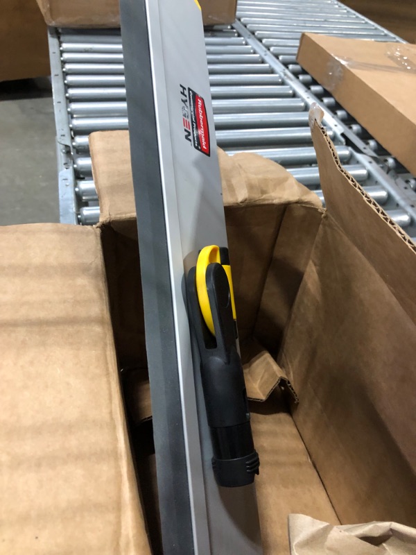 Photo 1 of Rubbermaid Commercial Products, Lightweight HYGEN Quick-Connect Mop Frame for Wet or Dry/Dust Pads, 17 Inch, FGQ56000YL00 (Handle not included), Yellow 17-Inch Frame