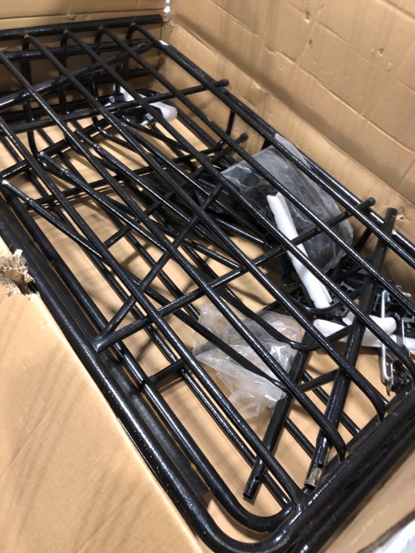 Photo 3 of LWTRMRT Roof Rack Basket with Car Roof Cargo Carrier Use General Size from 64"(L) X39(W) X6(H) to 44(L) X39(W) X6(H),Roof Rasket 200LB Heavy Holder Thickened Material L-top of car