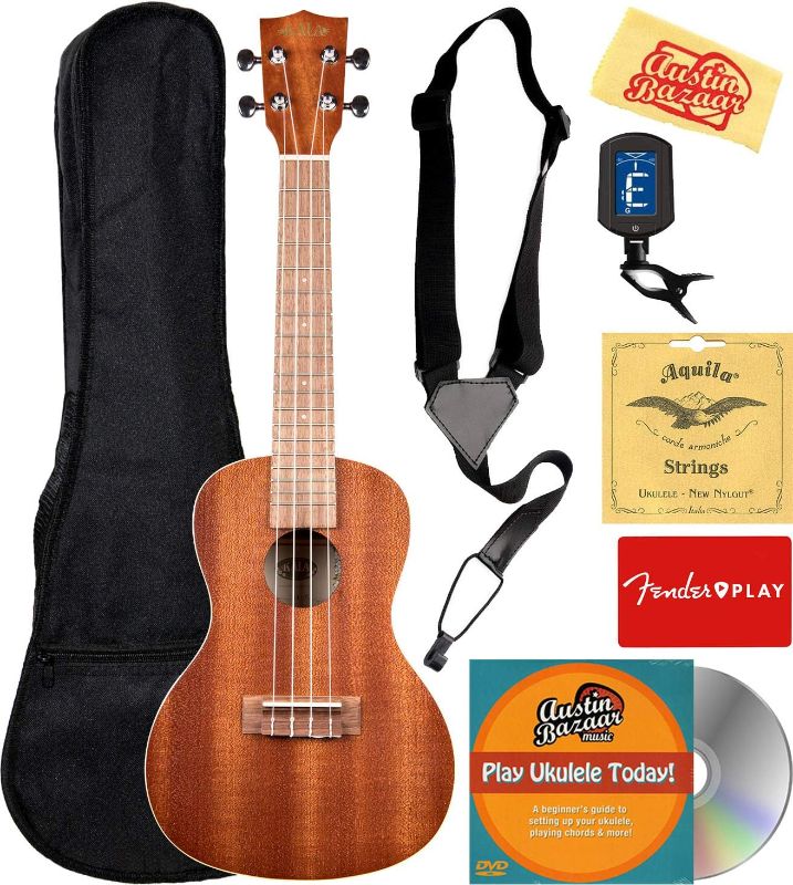 Photo 1 of (only UKULELE no bag or accessories) Kala KA-15 Satin Mahogany Concert Ukulele (KA-15C)