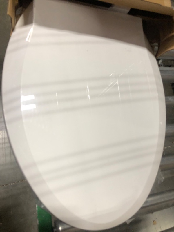 Photo 6 of KOHLER 4636-RL-0 Cachet ReadyLatch Quiet Close Elongated Toilet Seat, White Ready Latch Elongated White