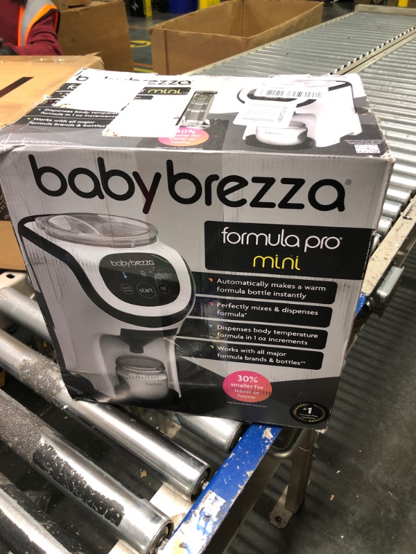 Photo 2 of Baby Brezza Formula Pro Mini Baby Formula Maker – Small Baby Formula Mixer Machine Fits Small Spaces and is Portable for Travel– Bottle Makers Makes The Perfect Bottle for Your Infant On The Go Formula Pro Mini Dispenser Machine