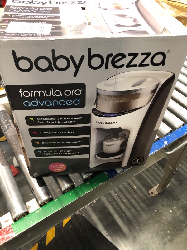 Photo 2 of **USED** New and Improved Baby Brezza Formula Pro Advanced Formula Dispenser Machine - Automatically Mix a Warm Formula Bottle Instantly - Easily Make Bottle with Automatic Powder Blending